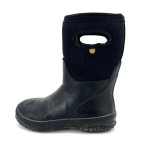 Bogs Black Mid Calf Classic High Rubber Waterproof Rain Boots EU33/US2